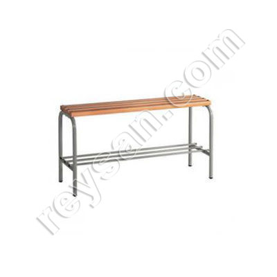 Painted steel benches