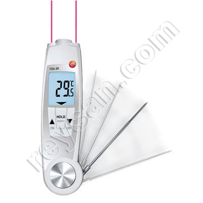Thermometer with and without contact