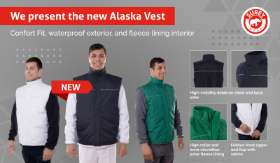 Introducing the Alaska Polar and Waterproof Vest: Protection and Comfort for Industry Professionals