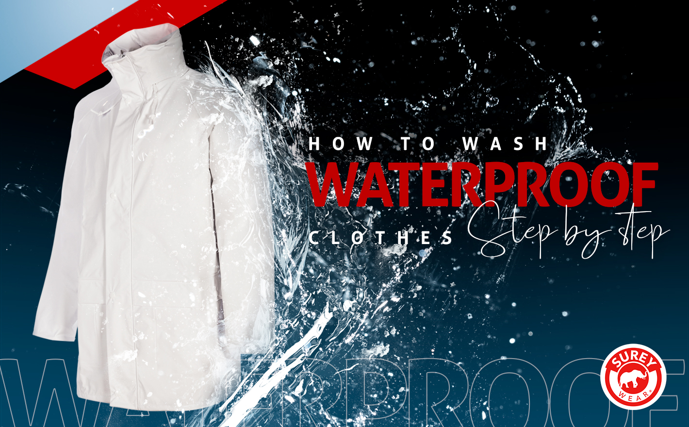 How to wash waterproof clothes