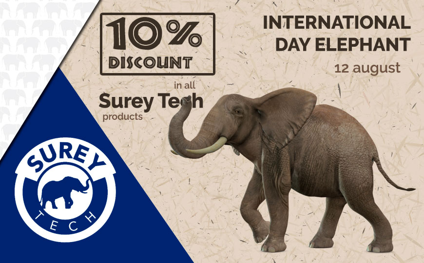 Surey Tech celebrates the international day Elephant