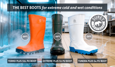 What are the best boots for working in extreme cold and wet conditions?