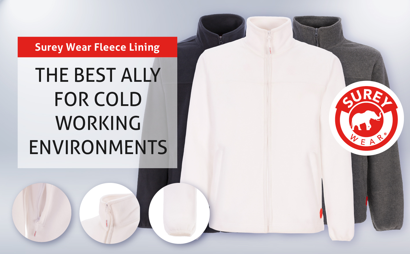 Surey Wear Fleece Lining: the best ally for cold work environments