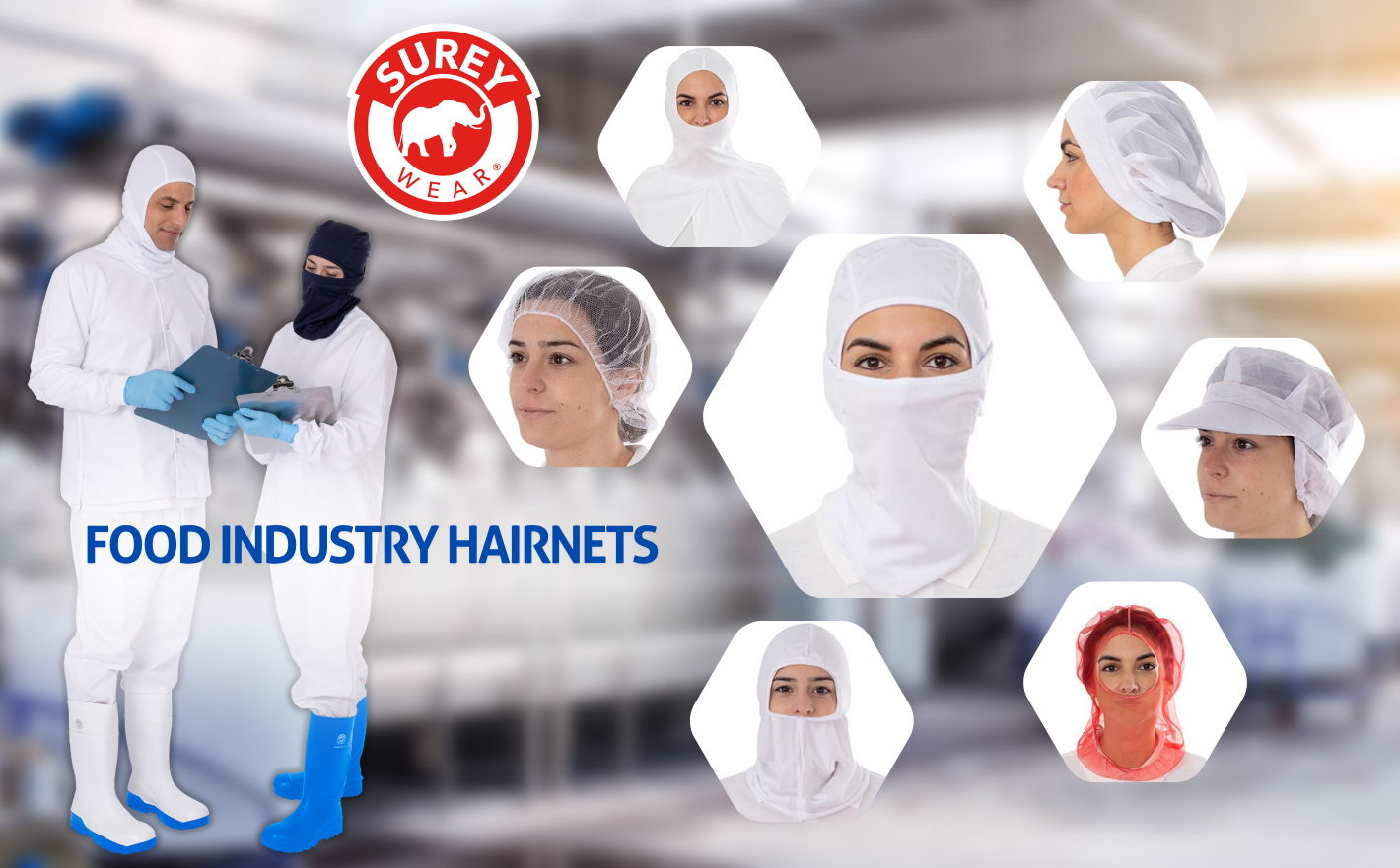Surey Wear: Caps for working with food in the food industry