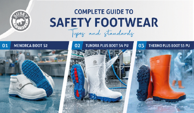 Complete guide to safety footwear types and classifications according to standards