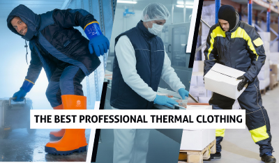 What is the best professional thermal clothing for working in extreme cold environments such as cold storage rooms and low-temperature workplaces?