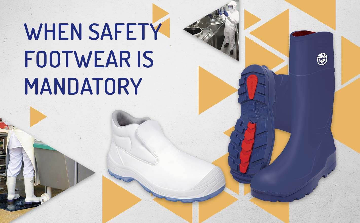 When safety footwear is mandatory