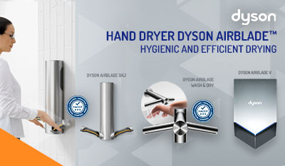 Complete Range of Dyson Airblade Hand Dryers for Industry
