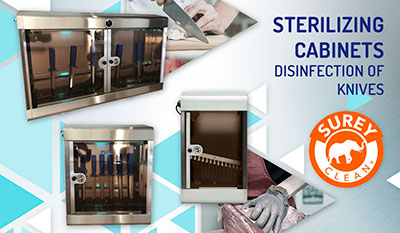New products for sterilising and disinfecting knives