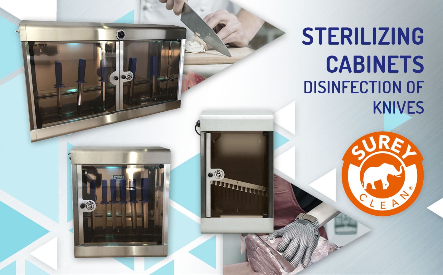 Disinfection of knives