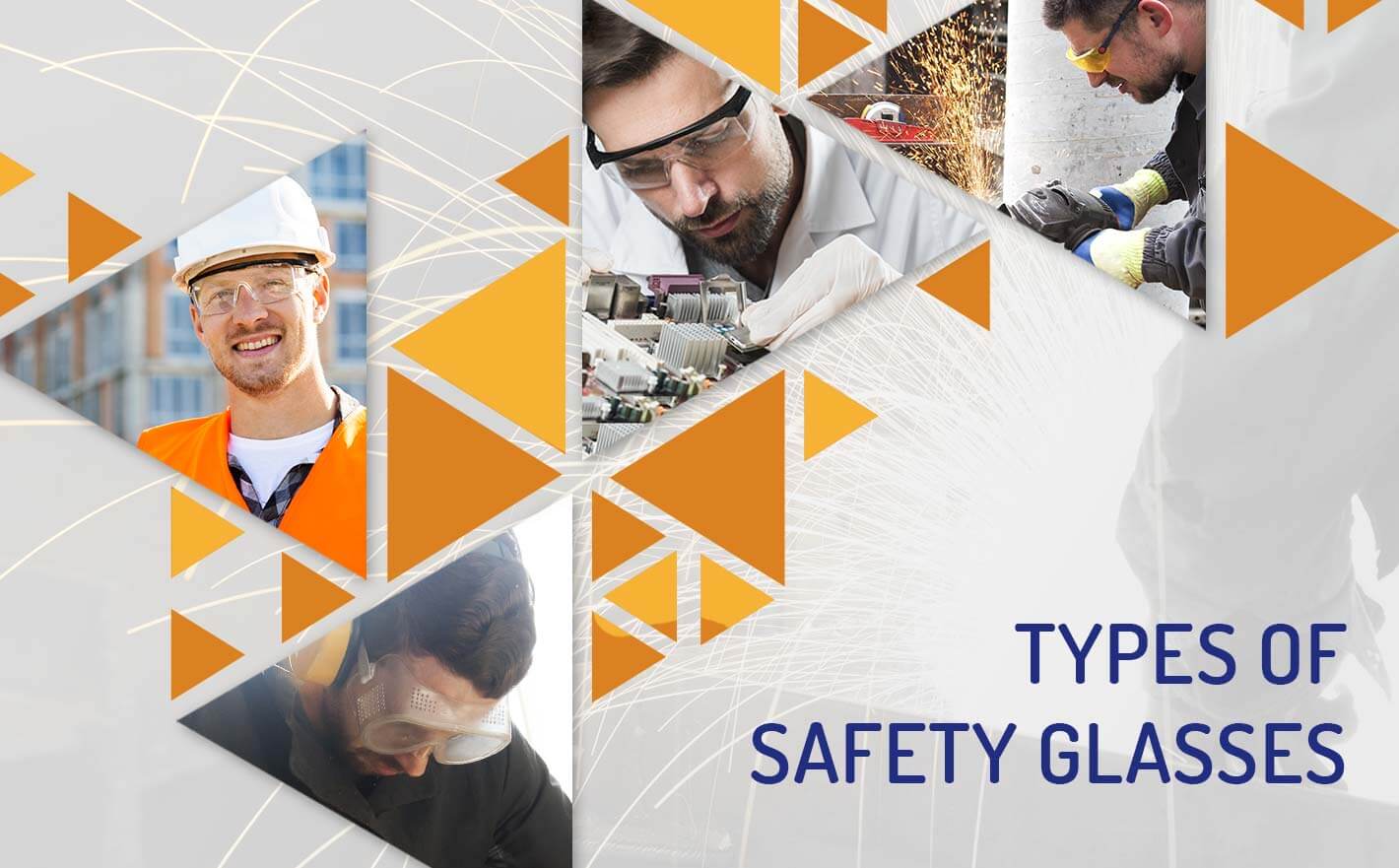 Types of safety goggles for work