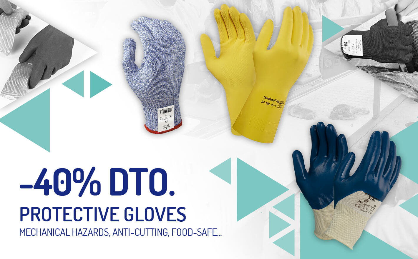 40% discount on selection of protective gloves