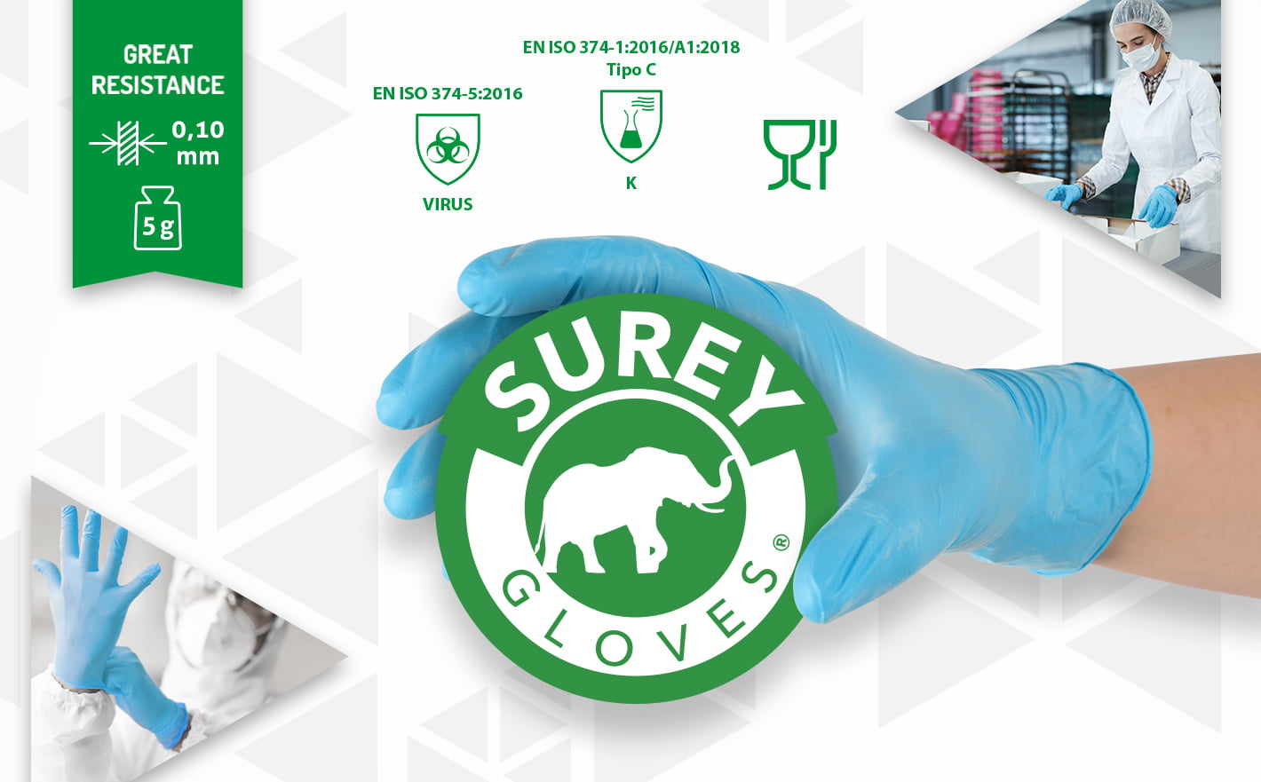 Disposable nitrile gloves: The best protection for hands