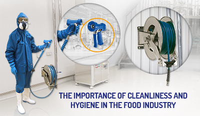 Why is cleaning important in the food industry?