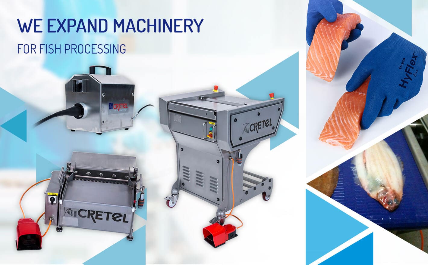 We expand machinery for fish processing
