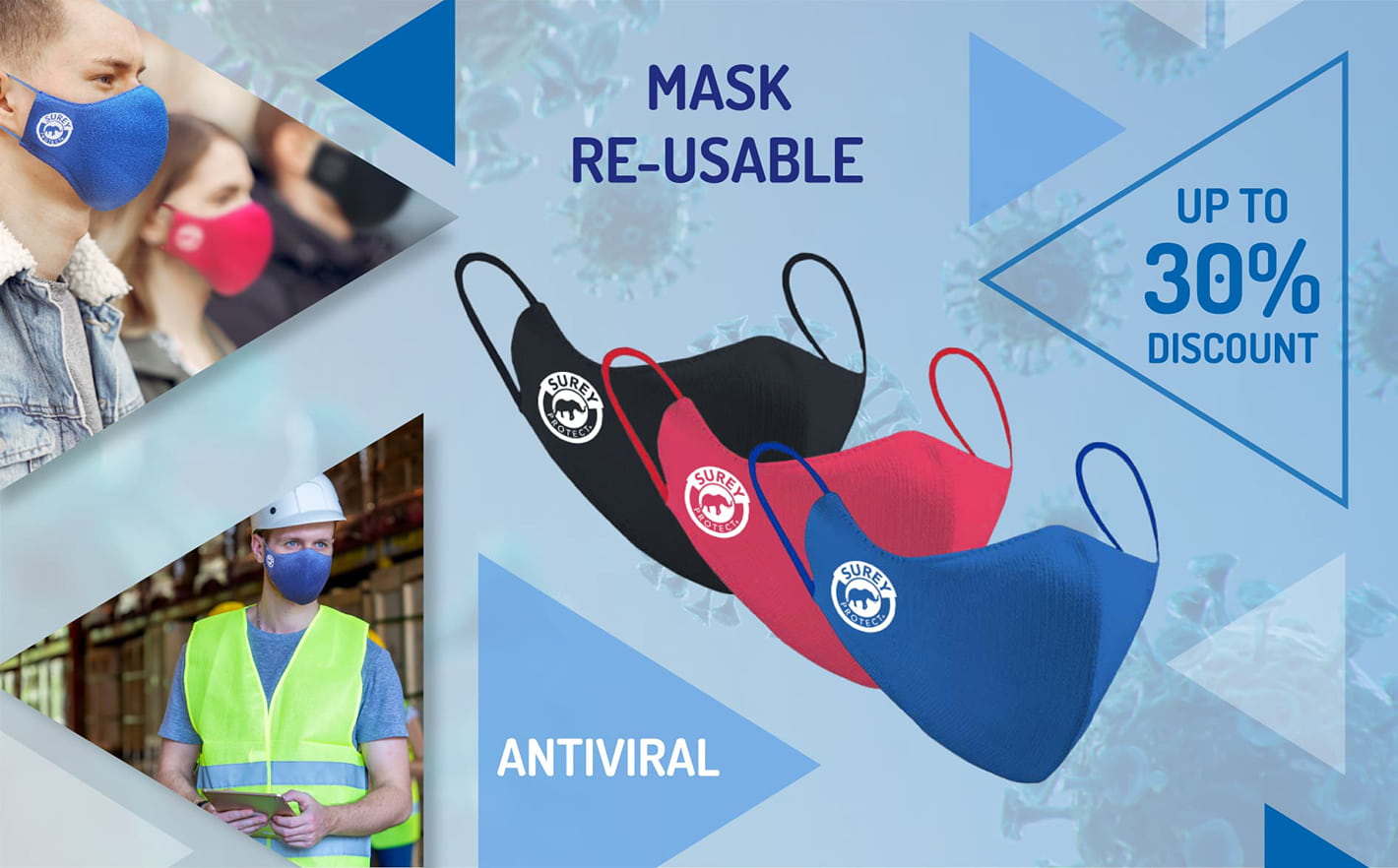 New promotion of reusable masks