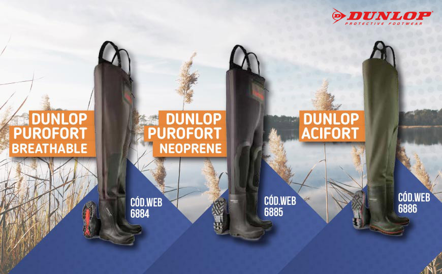 Dunlop purofort waders sale
