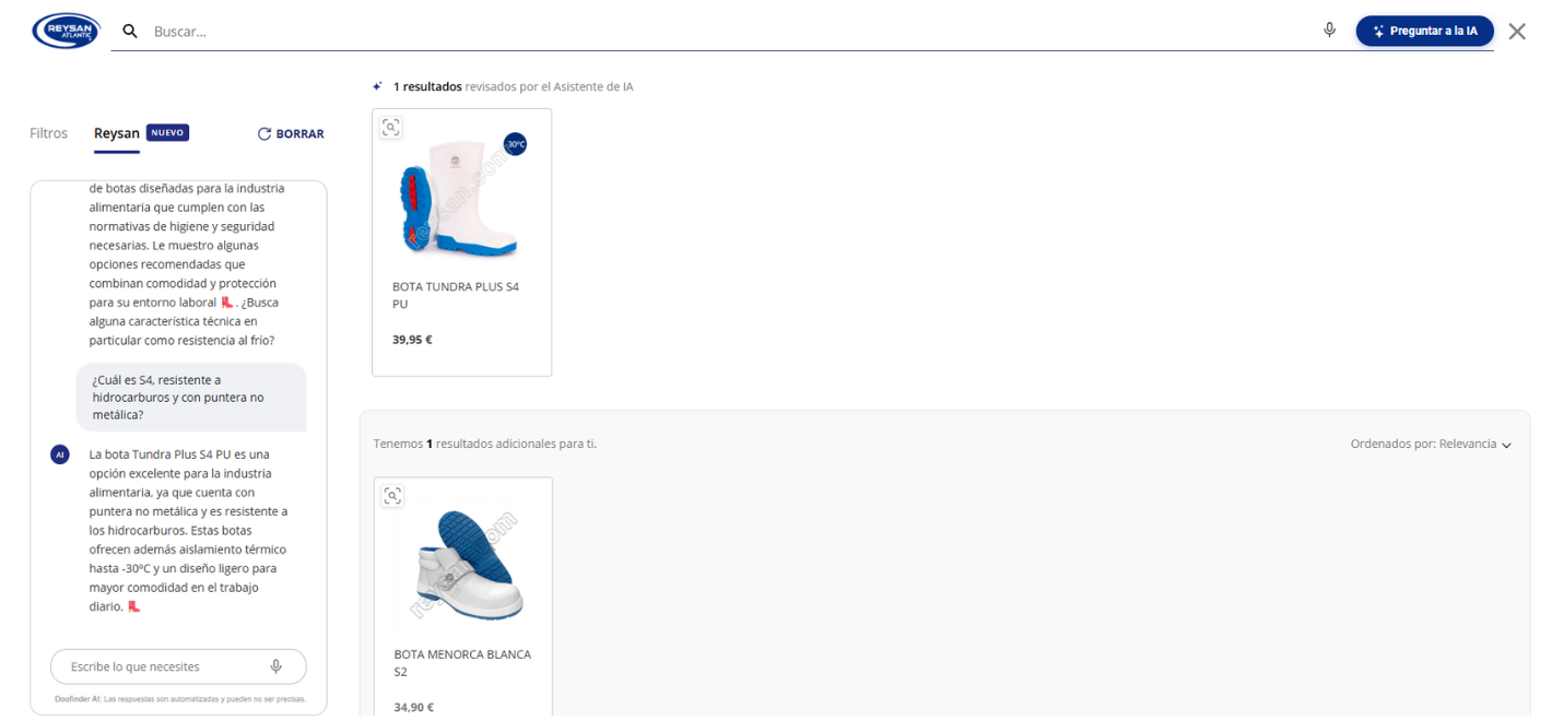 Our AI assistant for finding PPE, safety footwear, workwear and disposable clothing in a matter of seconds.