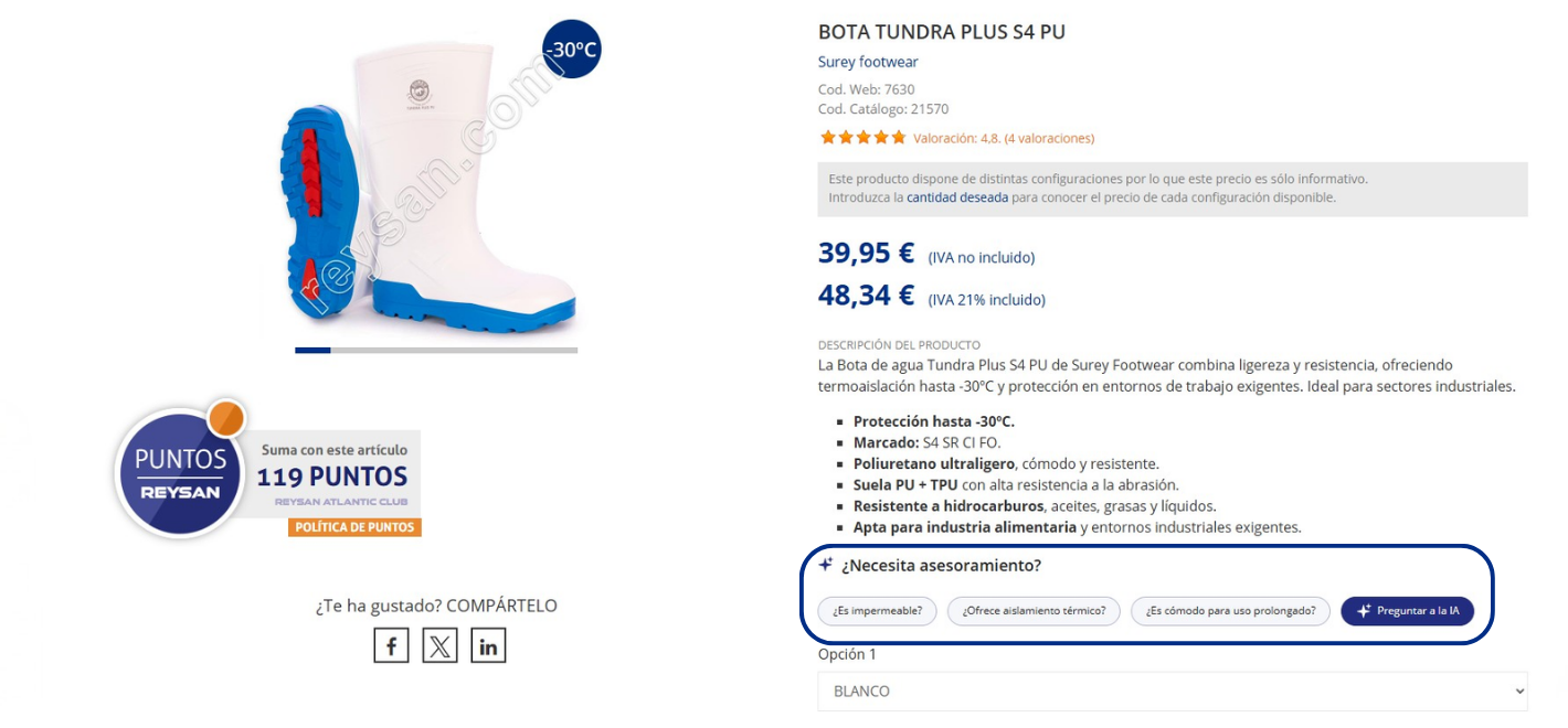 Our AI assistant for finding PPE, safety footwear, workwear and disposable clothing in a matter of seconds.