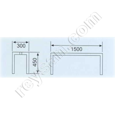 CHANGING ROOM BENCH 300 X 450