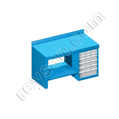 WORK BENCH WITH 4 DRAWERS