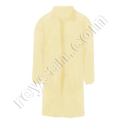 PREMIUM POLYPROPYLENE WORK COAT WITHOUT POCKETS