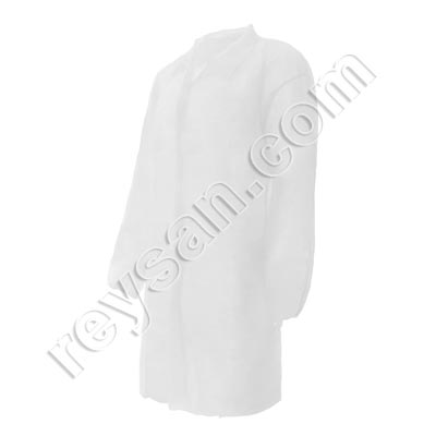 PREMIUM POLYPROPYLENE WORK COAT WITHOUT POCKETS