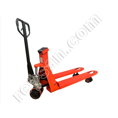 PALLET TRUCK SCALE AND PRINT.