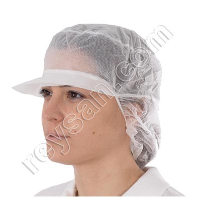 POLYPROPYLENE CAP WITH HAIRNET