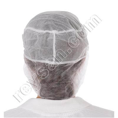 POLYPROPYLENE CAP WITH HAIRNET