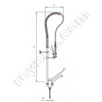 SHOWER FAUCET 2 OUTLET 463062