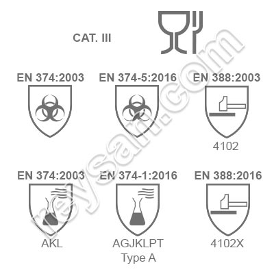 GLOVE ANSELL ALPHATEC SOLVEX 37185