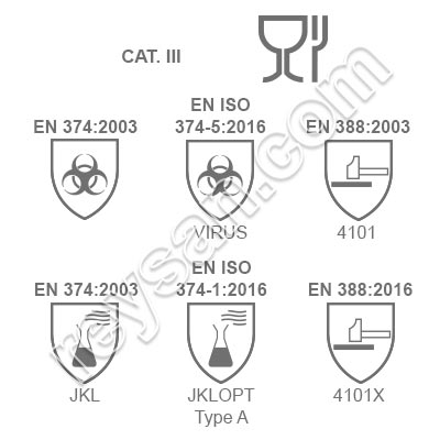GLOVE ANSELL ALPHATEC SOLVEX 37675