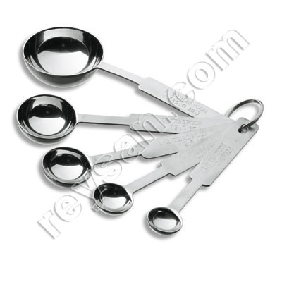 SET OF 5 MEASURING SPOONS 67001
