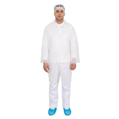 KIT 4 (COVERALL P. HAIR COVER.SOFT SOCKS PAIR)