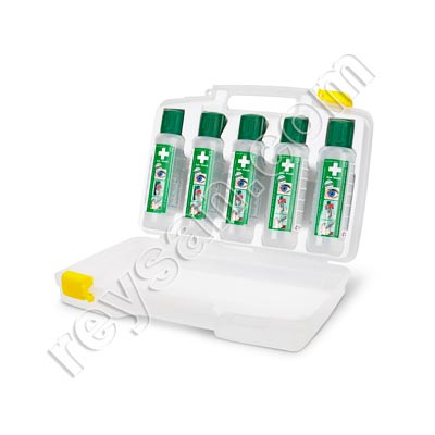 EYE WASH CASE 5 BOTTLES 