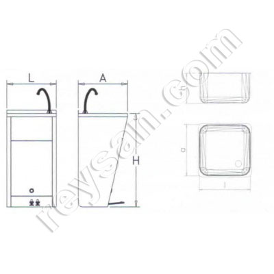 WASHBASIN 2 PEDAL