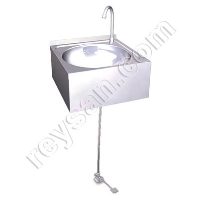WALL MOUNTED WASHBASIN WITH PEDAL R.061204