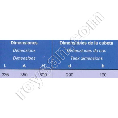 WASHBASIN WITH LEVER 061402