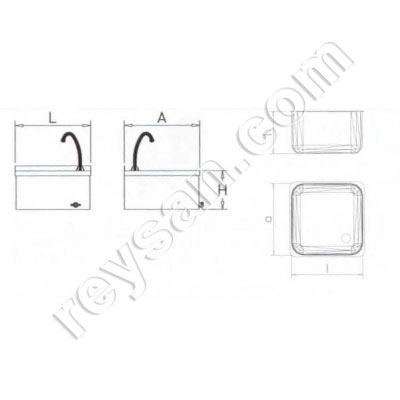 WASHBASIN REF.061202 KNEE