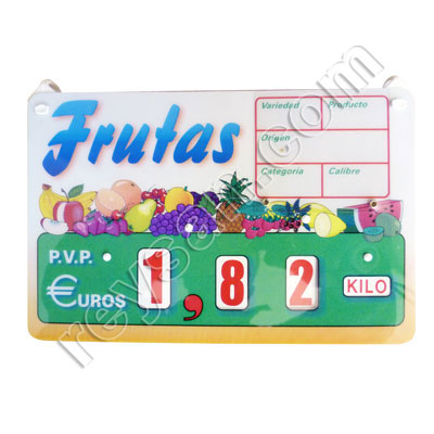 PRICE STAND 6 FRUIT CANADA