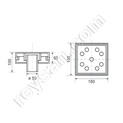DRAIN 150*150*100   137
