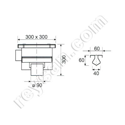 DRAIN 300*300*300 137-7 S.F