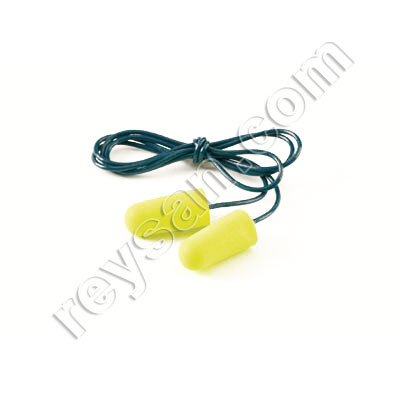 EAR PLUGS SOFT NEON  YELLOW
