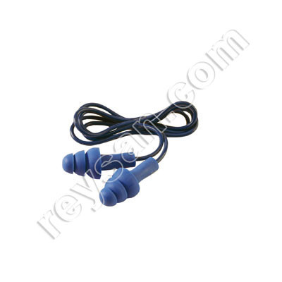 Detectable earplug for work environments