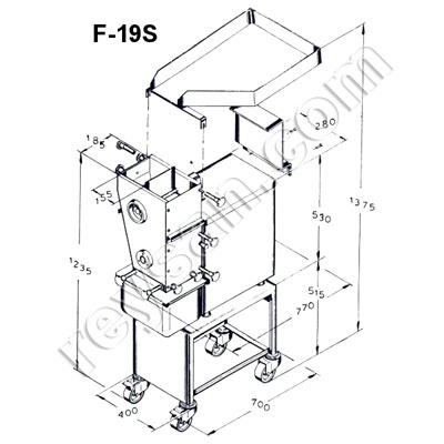 CUTTER W/KNIFE 4MM F-S19