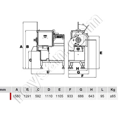 MINCER MIXER MG95 HYBRI