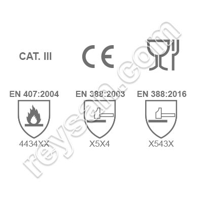 METAL MESH GLOVE F/S 8533B