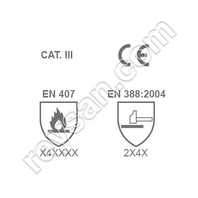 KEVLAR GLOVE 6226 - 40CM T.10