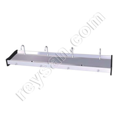 WALL MOUNTED WASHBASIN 2 TAP HOLES